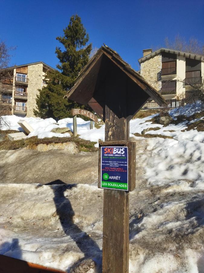 Studio Cabine Vue Sur Les Pyrenees Font-Romeu-Odeillo-Via Eksteriør billede